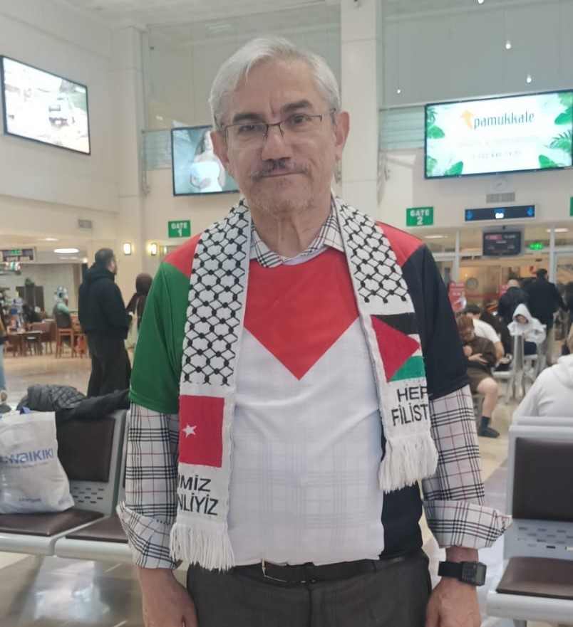 Denizlili gönüllü Salih Tekin Sumud Filosuna katılmak için İtalya’da
