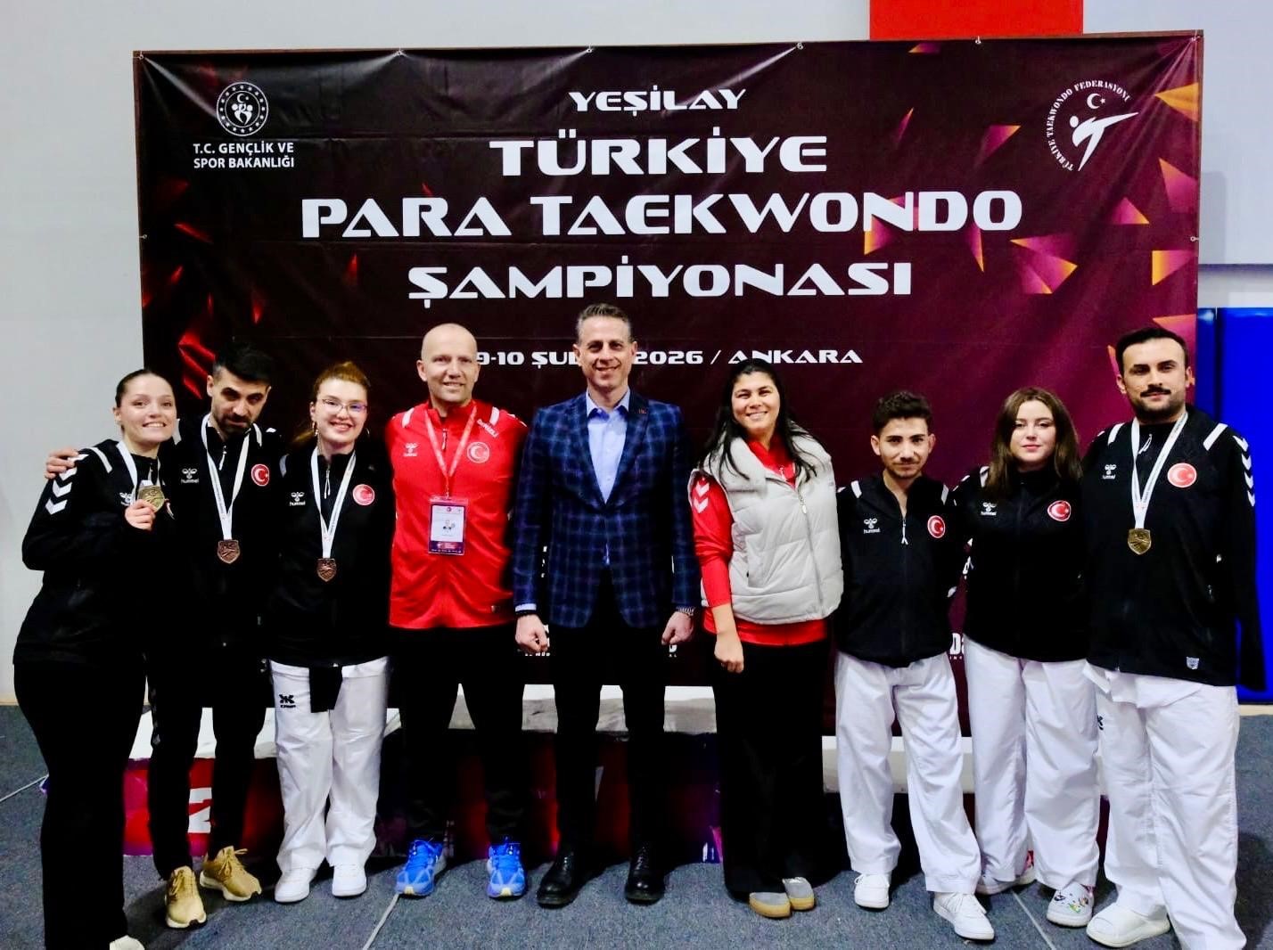 Denizlili Parataekwondo Sporcuları Türkiye Şampiyonasında 4 Madalya Kazandı

