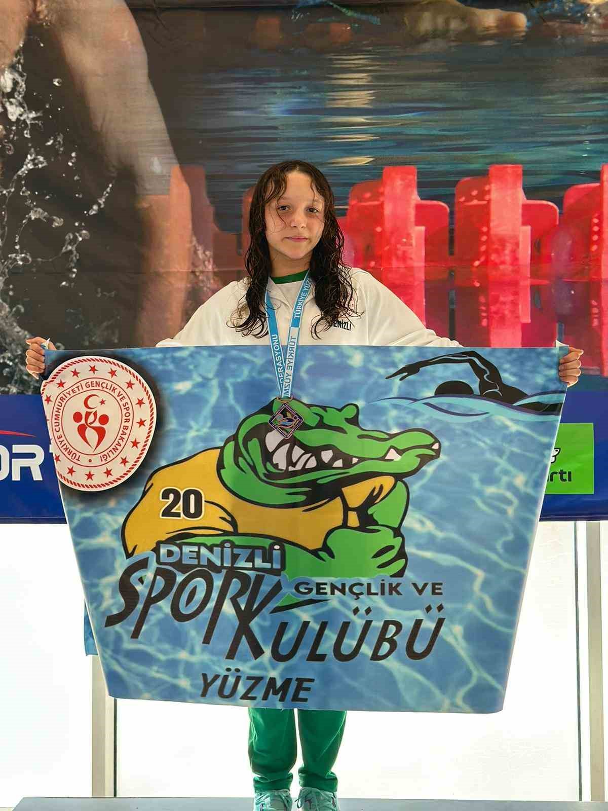 Denizlili yüzücü Türkiye şampiyonu oldu
Denizlili yüzücü Türkiye şampiyonu oldu