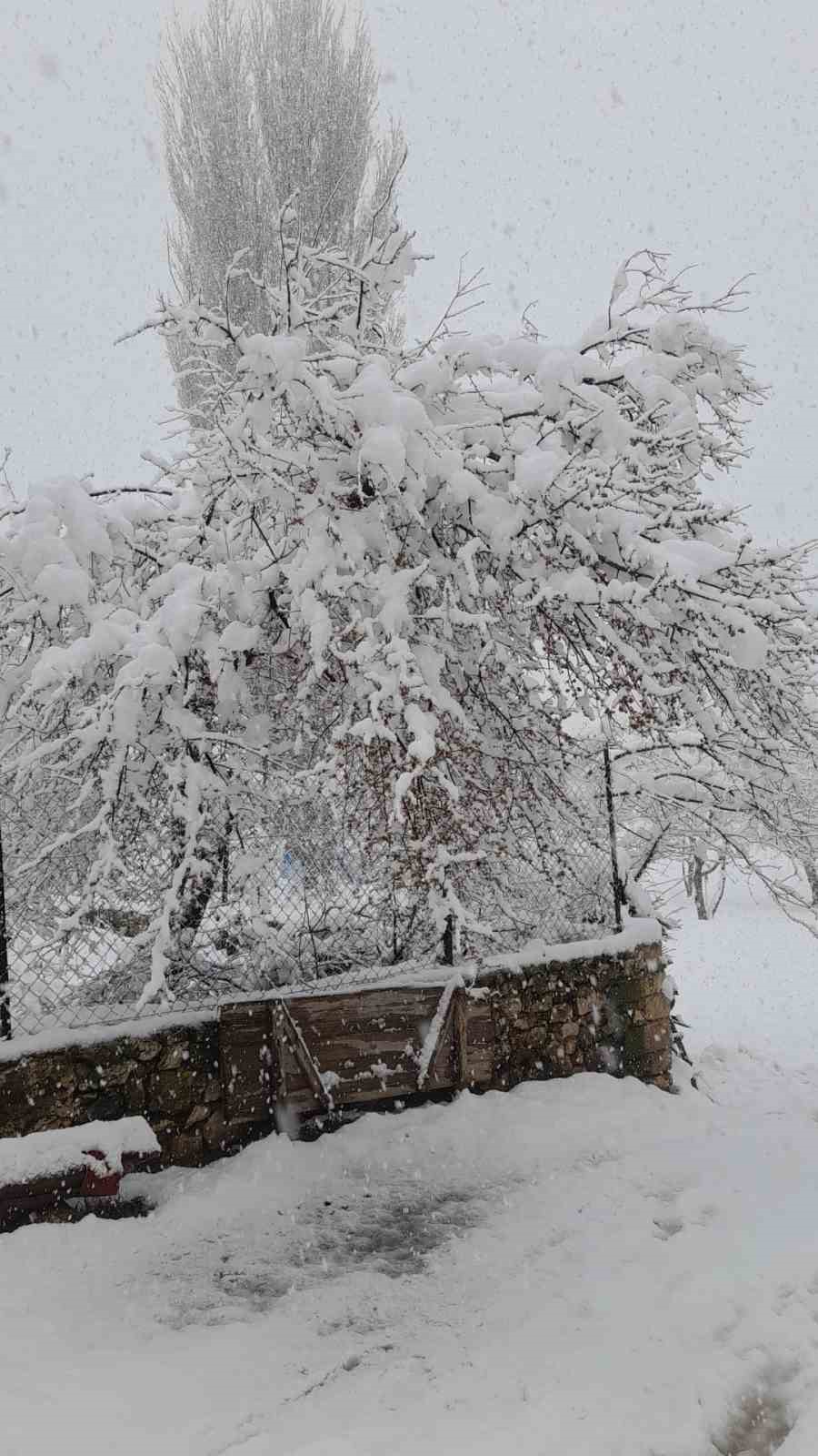Denizli’nin yüksek kesimleri baharda beyaza büründü
