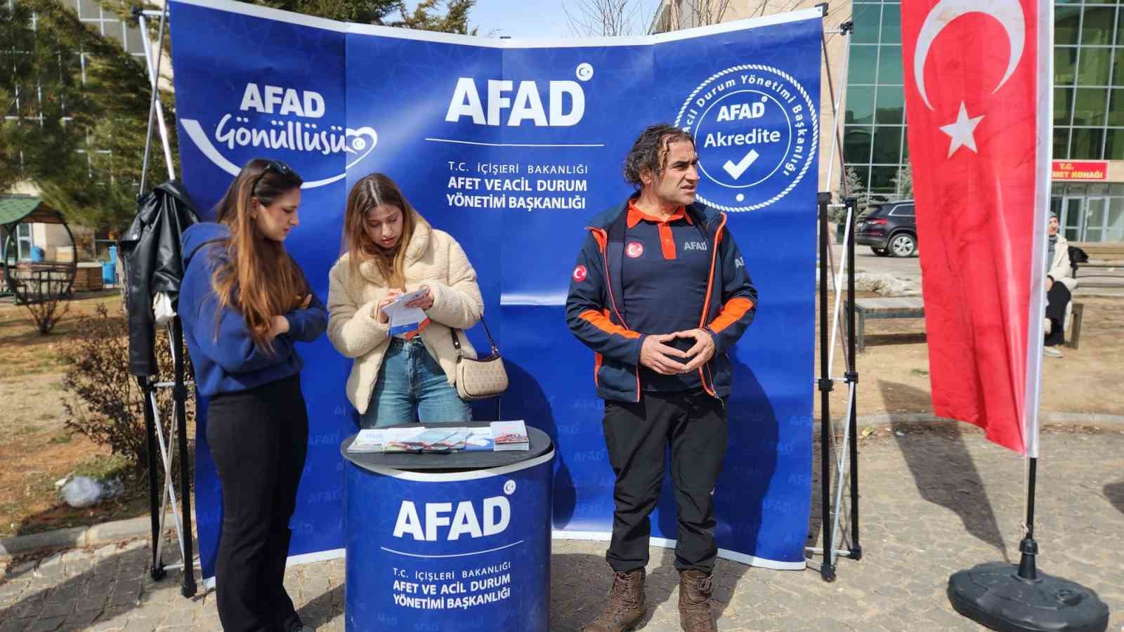 Deprem Haftası’nda Tunceli’de afet farkındalığı seferberliği
