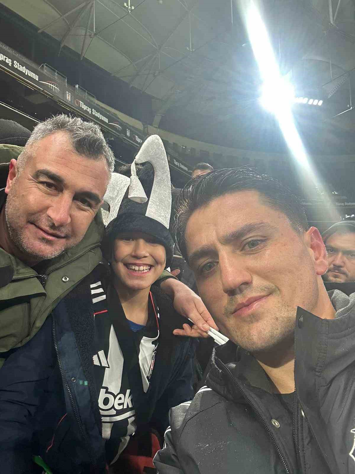 Depremzede gençler Süper Lig maçında moral buldu
