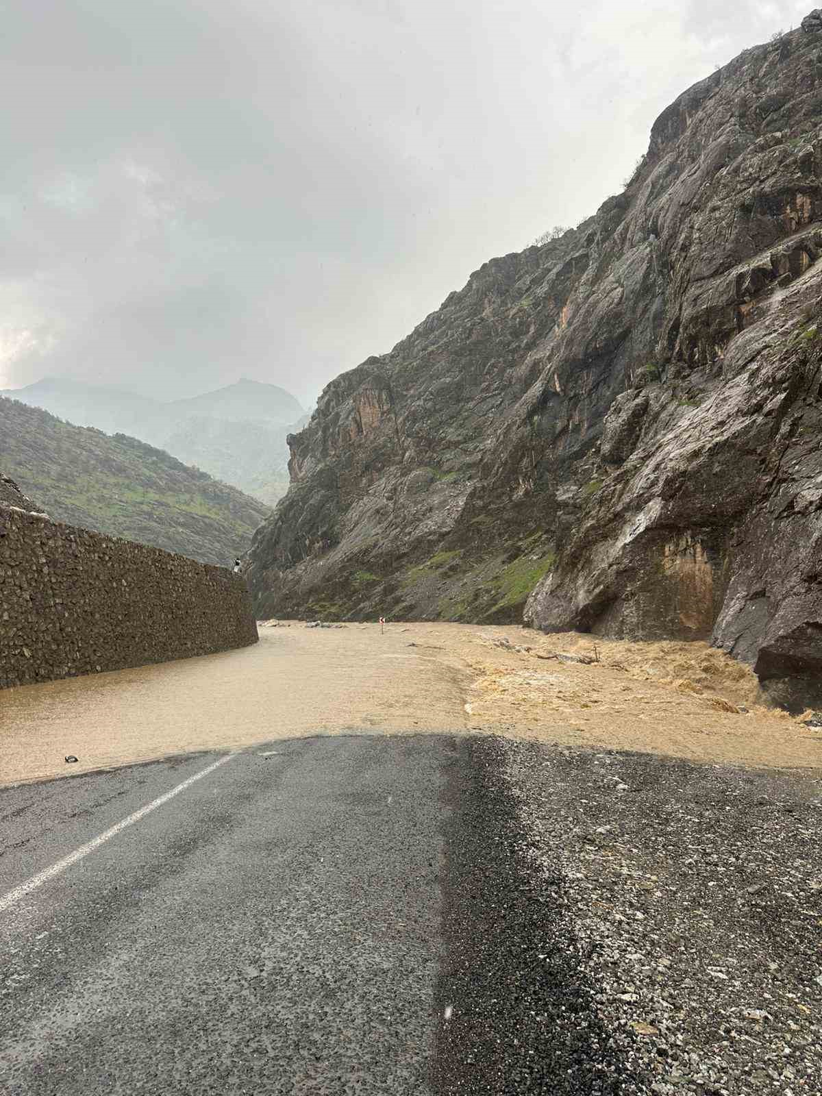 Derecik-Şemdinli kara yolu 2 gündür kapalı
