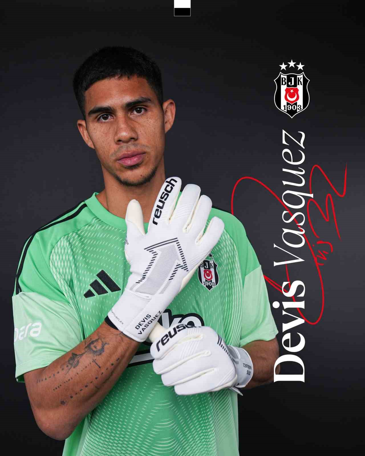 Devis Vasquez, Beşiktaş’ın 200. yabancısı oldu
