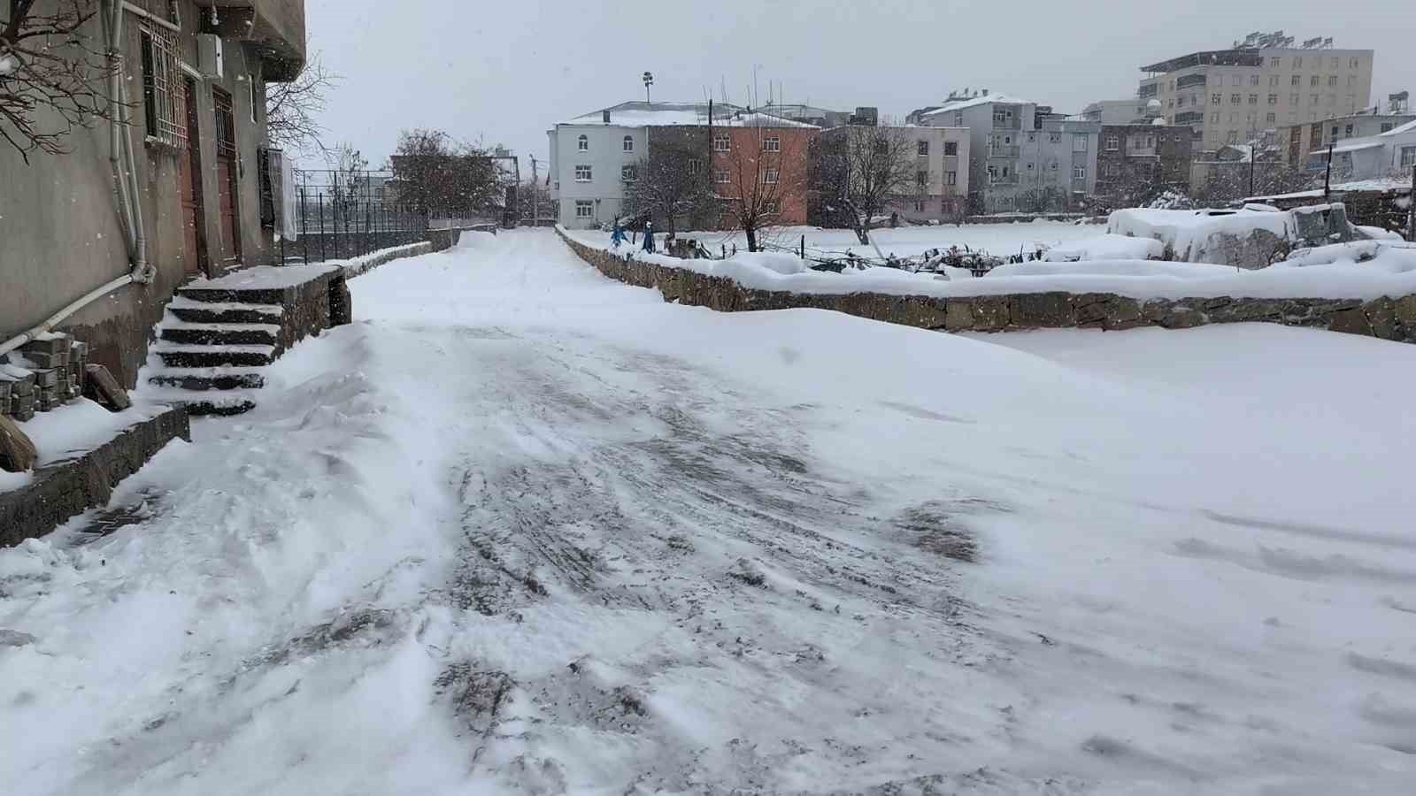 Dicle’de yoğun kar hayatı olumsuz etkiledi
