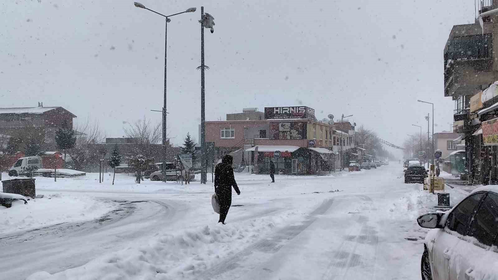 Dicle’de yoğun kar hayatı olumsuz etkiledi
