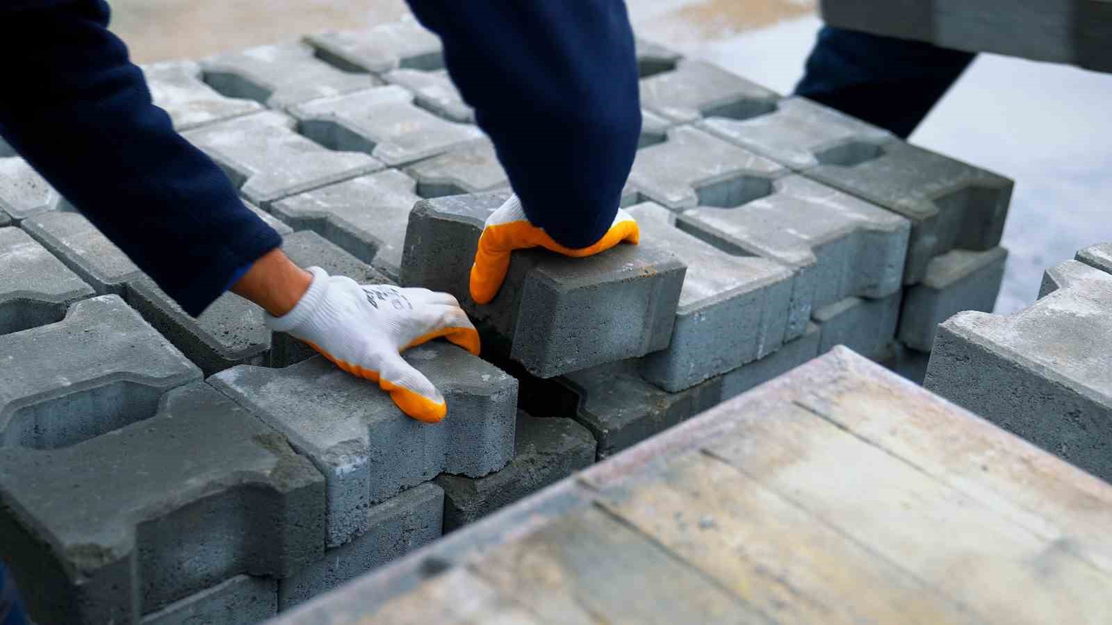 Didim Belediyesi, parke taşlarını kendisi üretiyor
