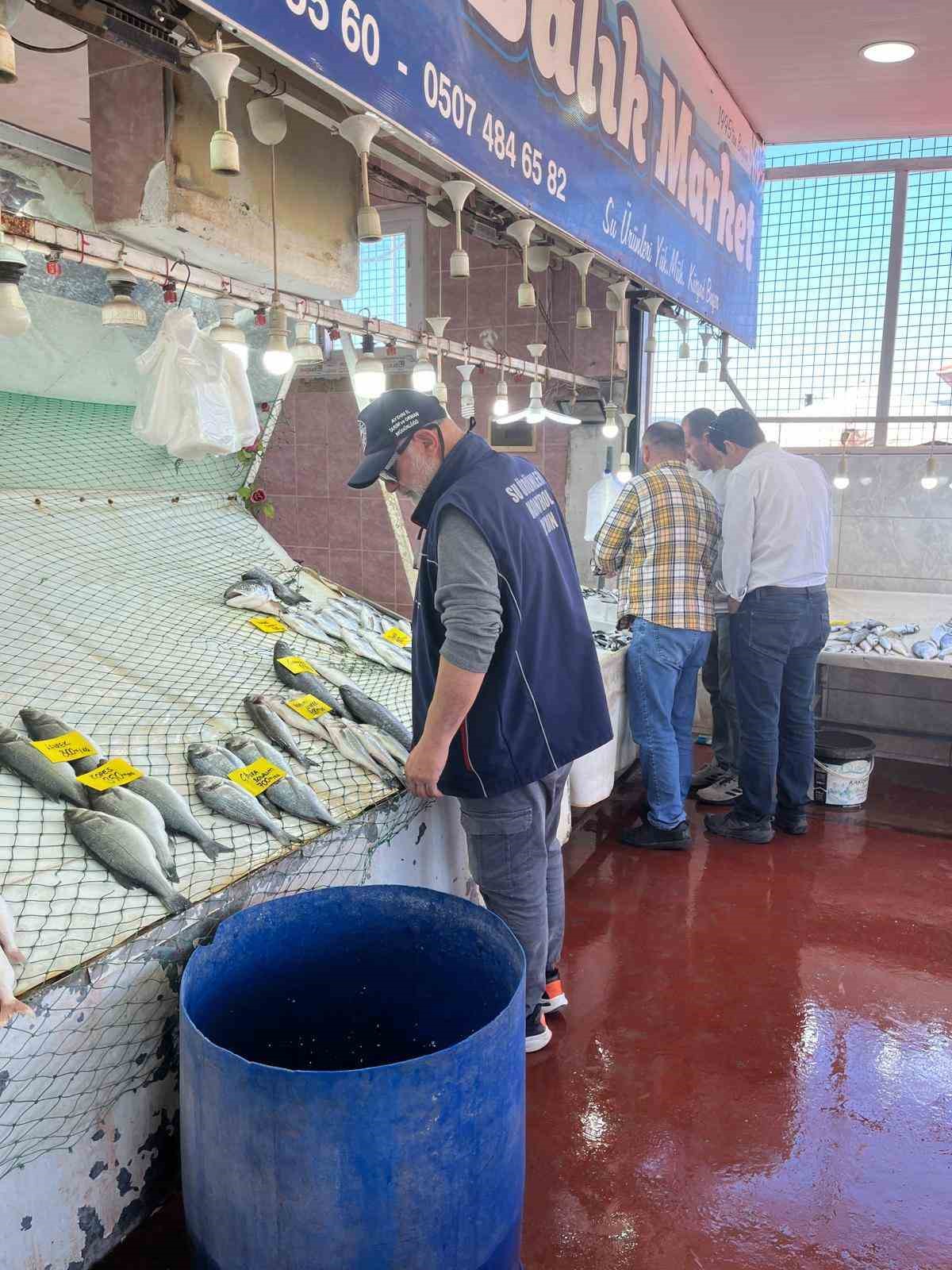 Didim’de perakende balık satışı yapan işletmeler denetlendi
