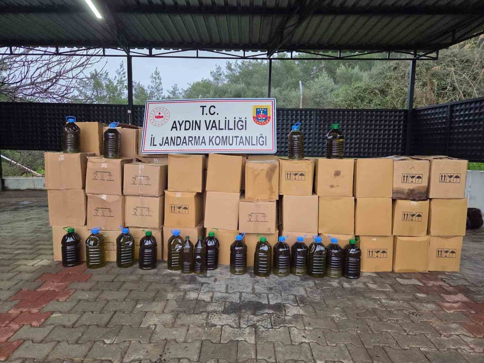Didim’de tağşiş zeytinyağı operasyonu: "2 bin 932 litre zeytinyağı ele geçirildi"
