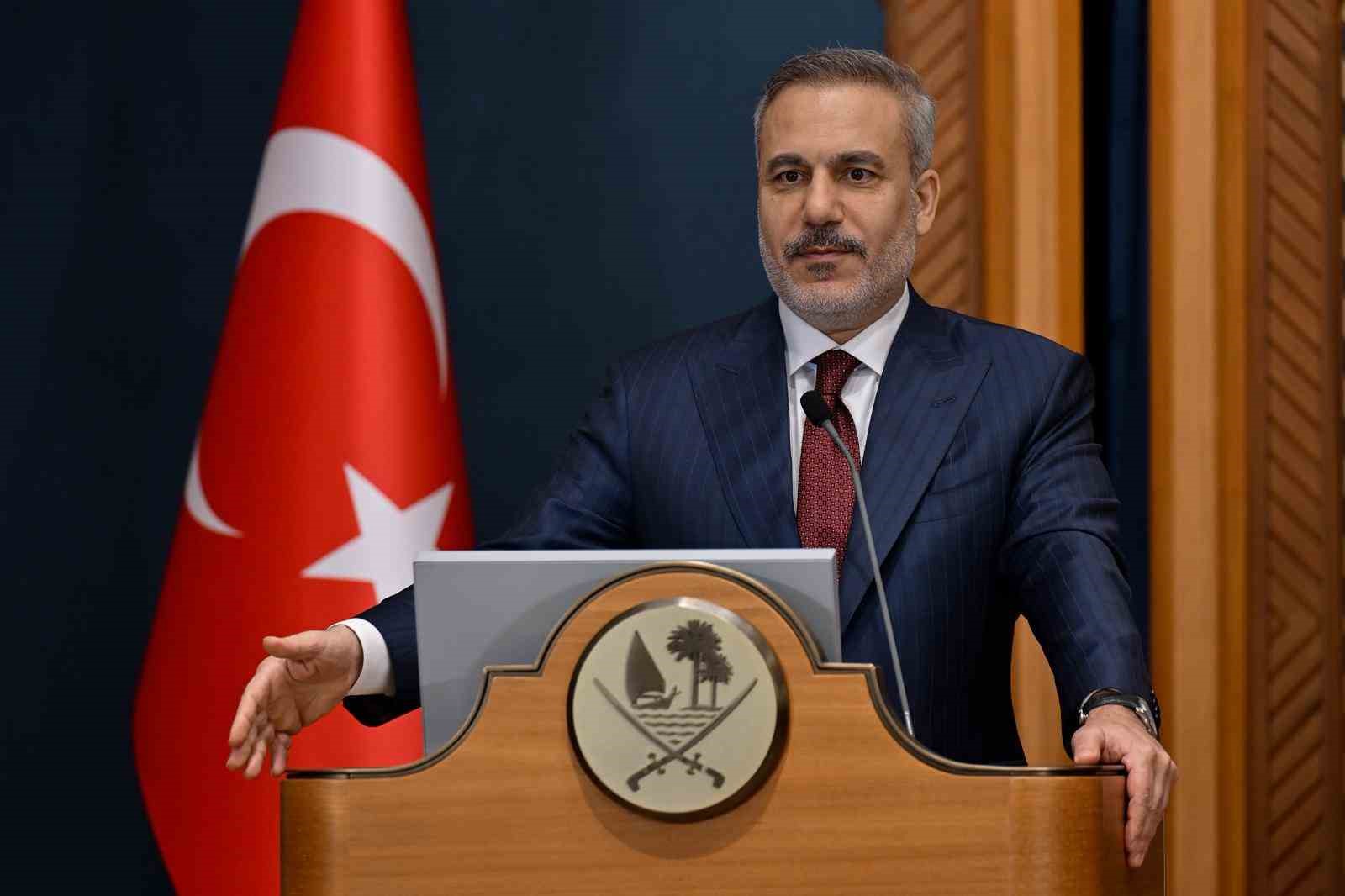 Dışişleri Bakanı Fidan: "Bu savaşın birinci müsebbibi İsrail’dir"
