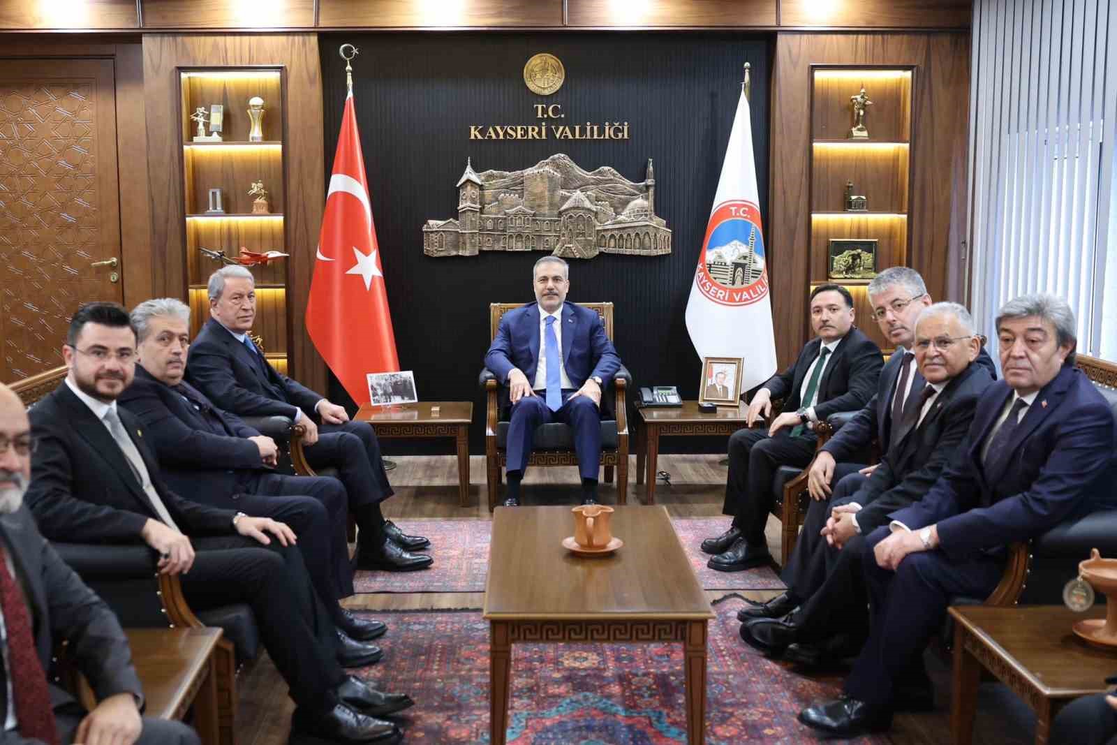 Dışişleri Bakanı Fidan Kayseri’de
