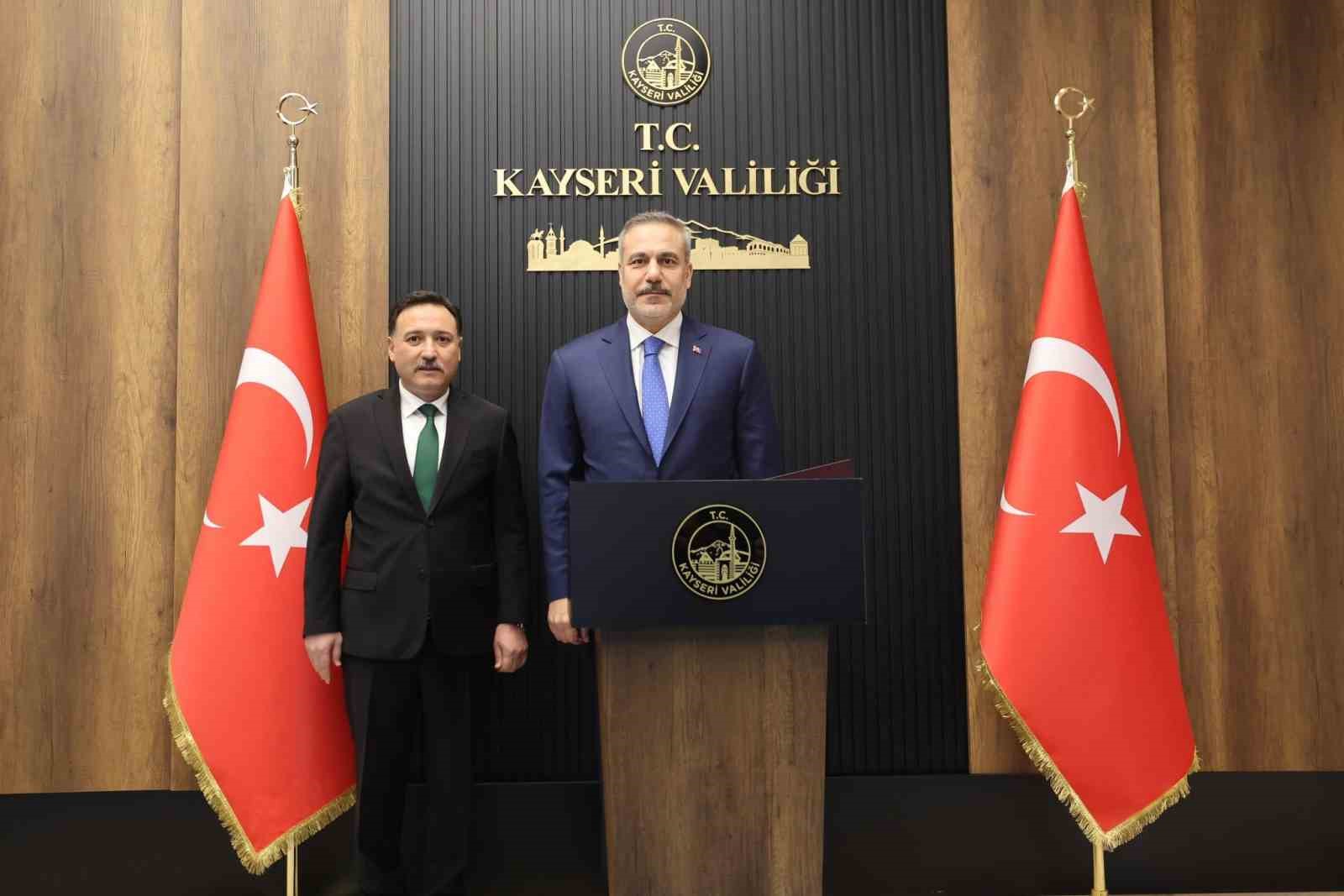 Dışişleri Bakanı Fidan Kayseri’de
