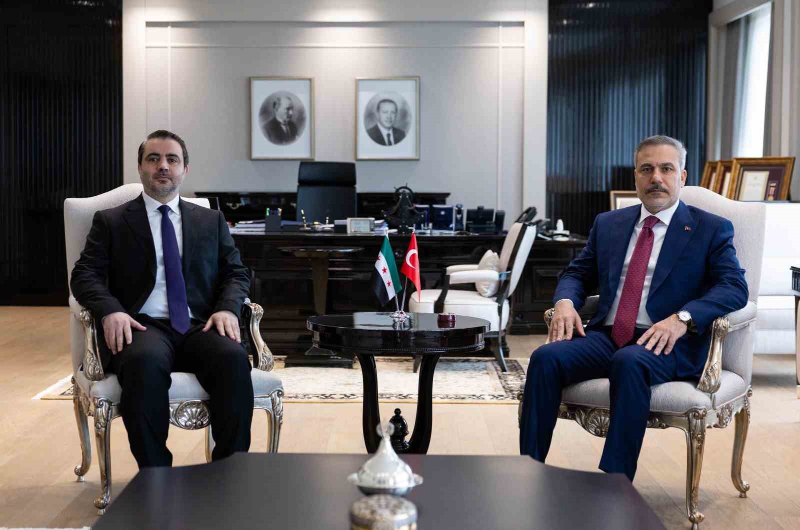 Dışişleri Bakanı Fidan, Suriyeli mevkidaşı ile bir araya geldi
