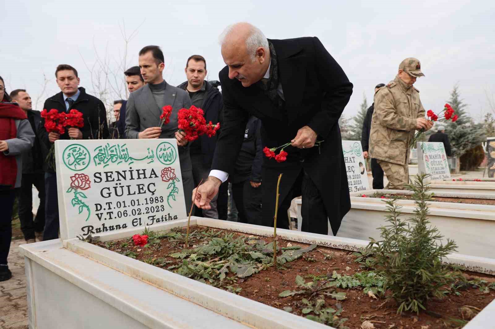 Diyarbakır’da 6 Şubat depreminde hayatını kaybedenler unutulmadı
