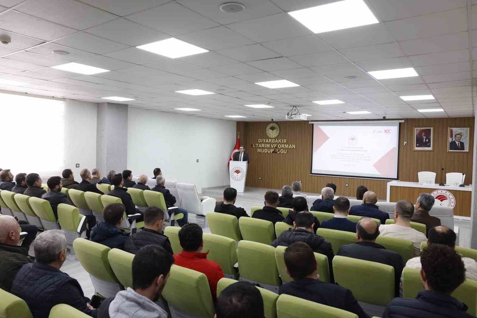 Diyarbakır’da bitki koruma ürünleri hakkında bilgilendirme toplantısı düzenlendi
