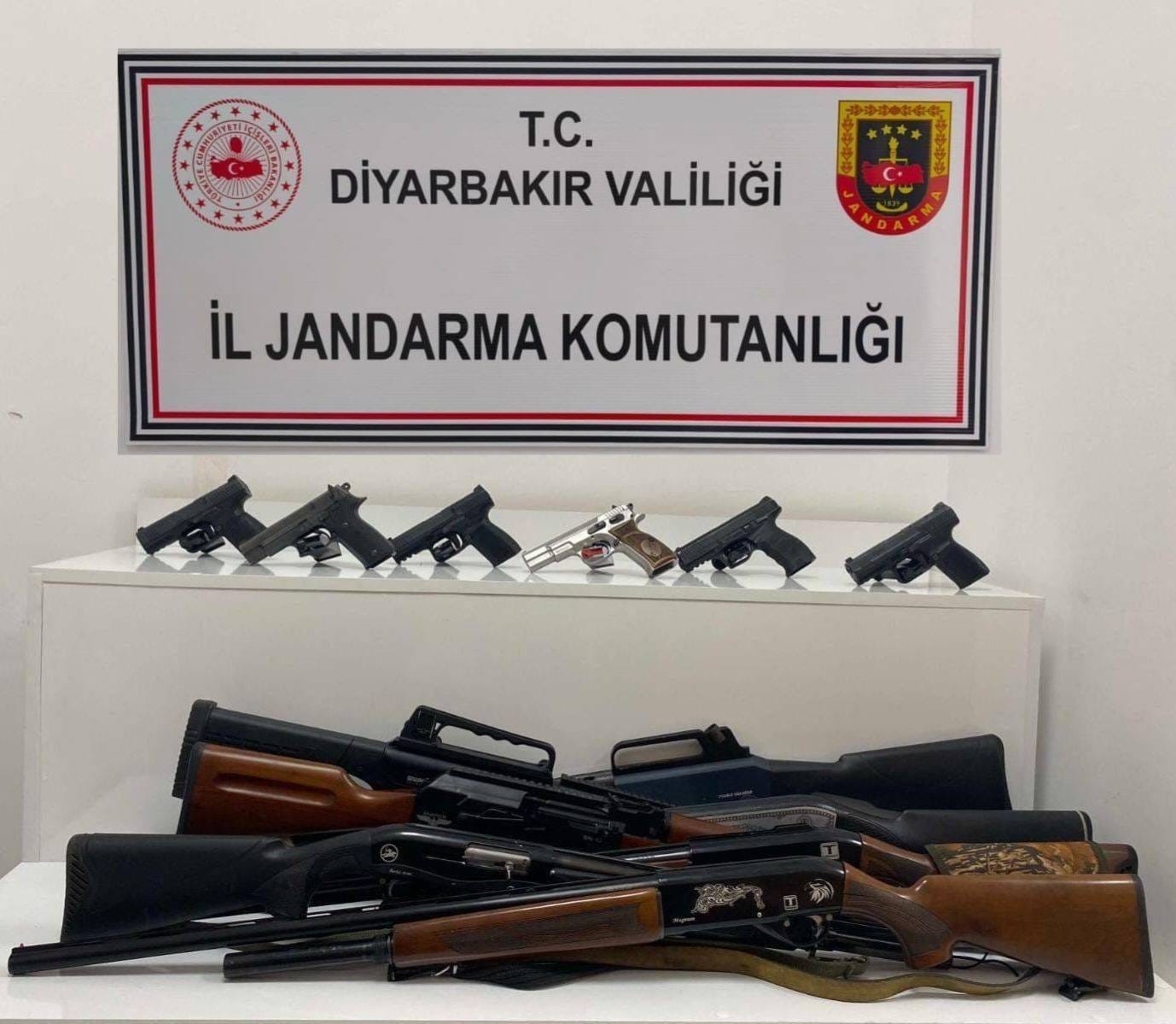 Diyarbakır’da kaçak silah operasyonu
