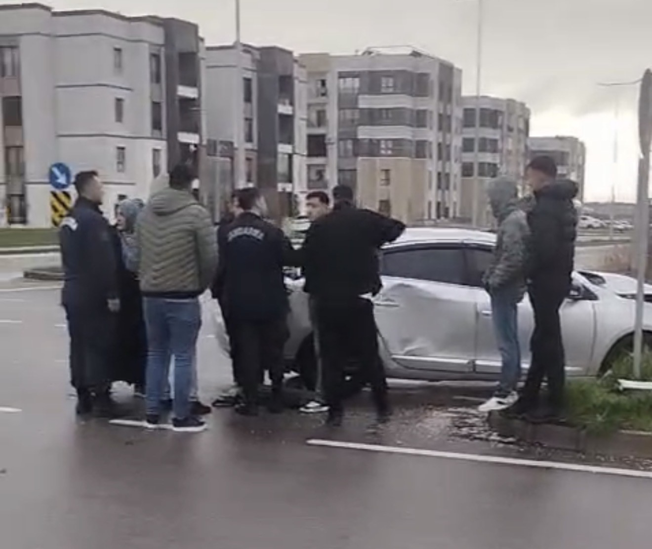 Diyarbakır’da kaza sonrası gerginlik
