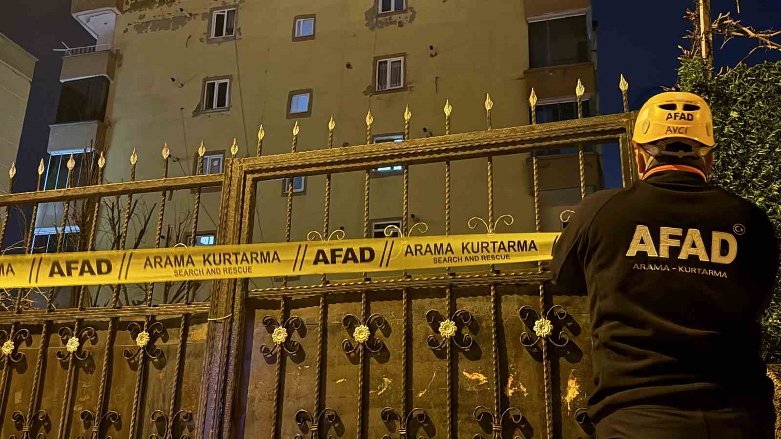 Diyarbakır’da kolonlarda çatlama sesi duyulan bina boşaltıldı: 51 vatandaş tahliye edildi
