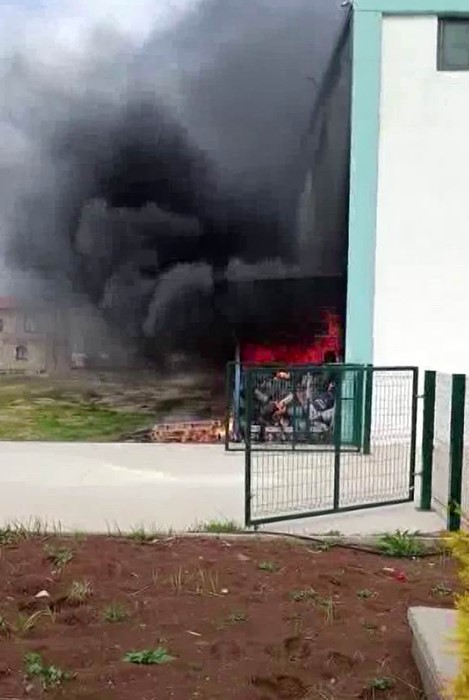 Diyarbakır’da korkutan yangın
