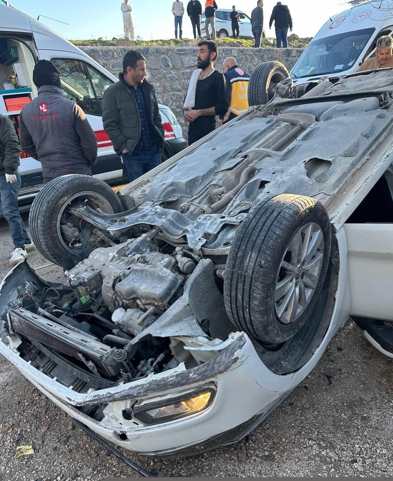 Diyarbakır’da otomobil takla attı: 1 yaralı
