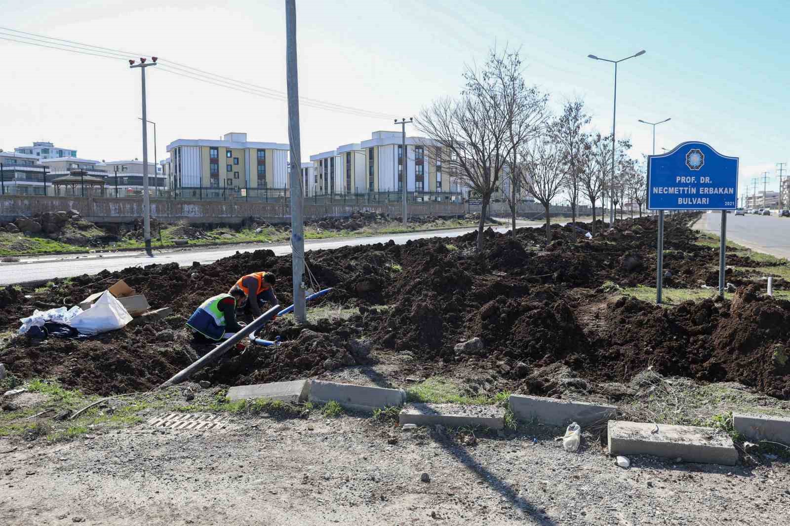 Diyarbakır’da üstyapı çalışmaları
