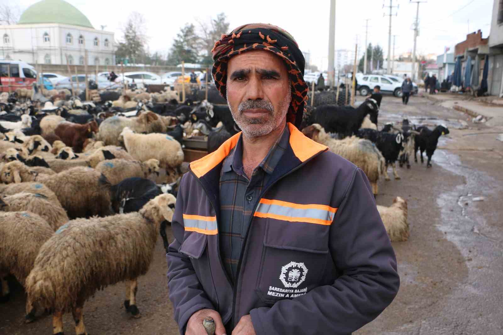 Diyarbakır’da vatandaşlar sofralara bırakacağı eti canlı hayvan pazarından almayı tercih ediyor
