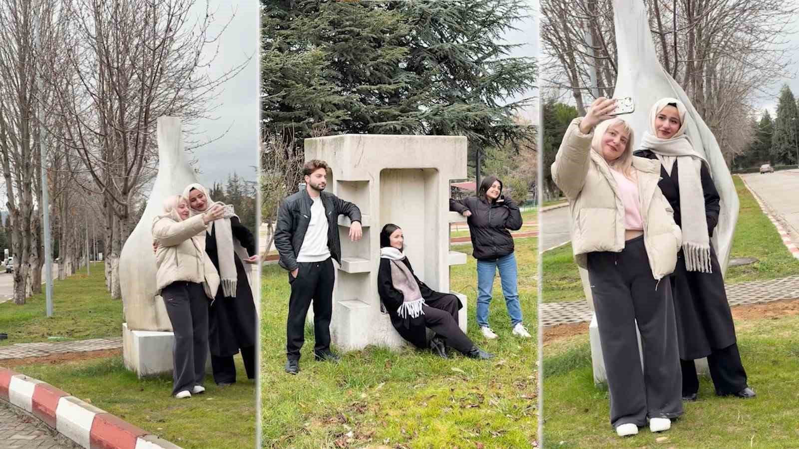 Doğal taşın sanatla buluşması BŞEÜ kampüsünde hayat buldu
