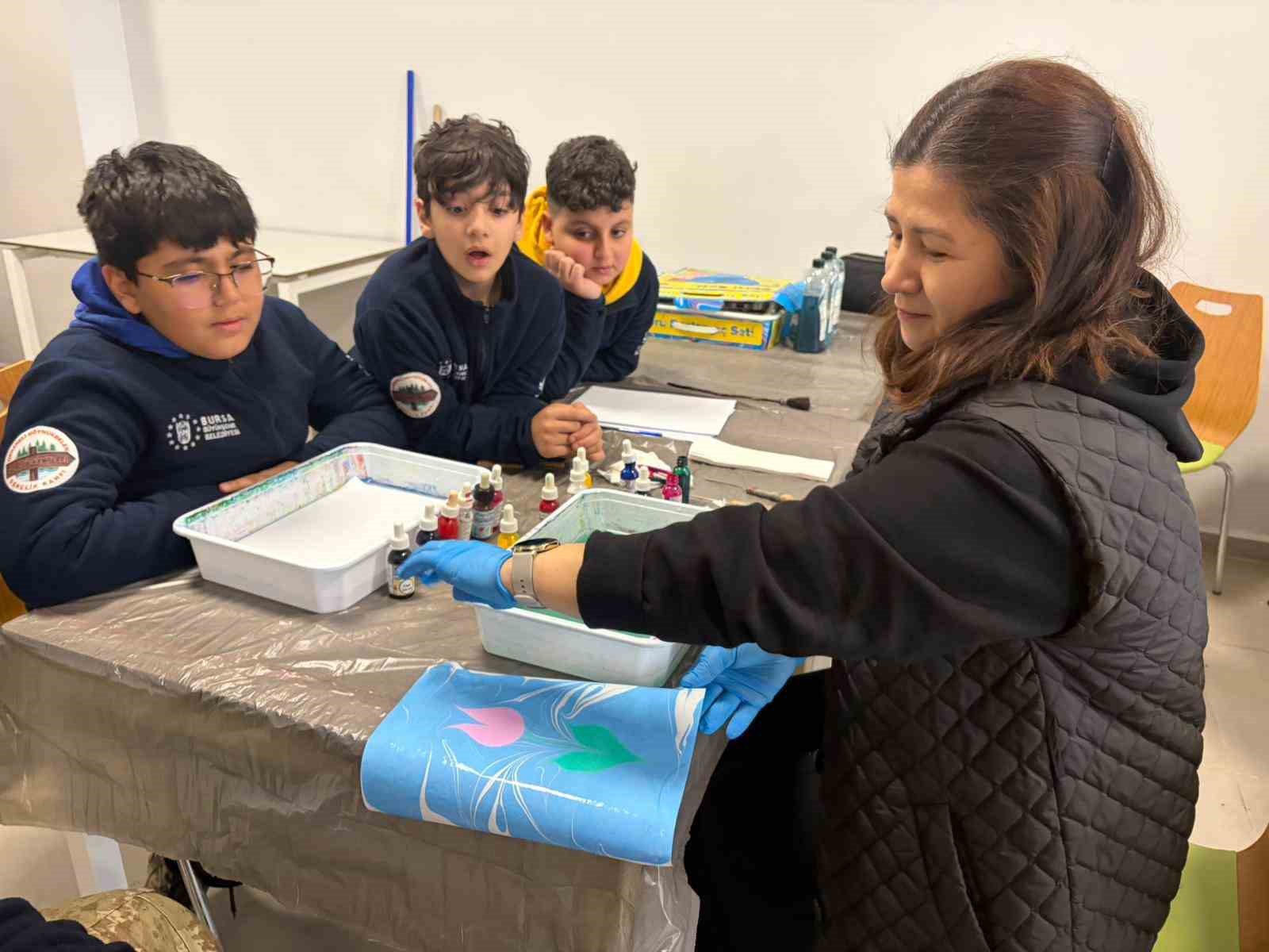 Doğayla iç içe yarıyıl tatili kampı
