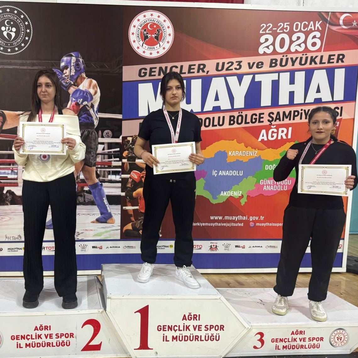 Doğu Anadolu’da büyük başarı: 12 sporcu, 12 madalya
