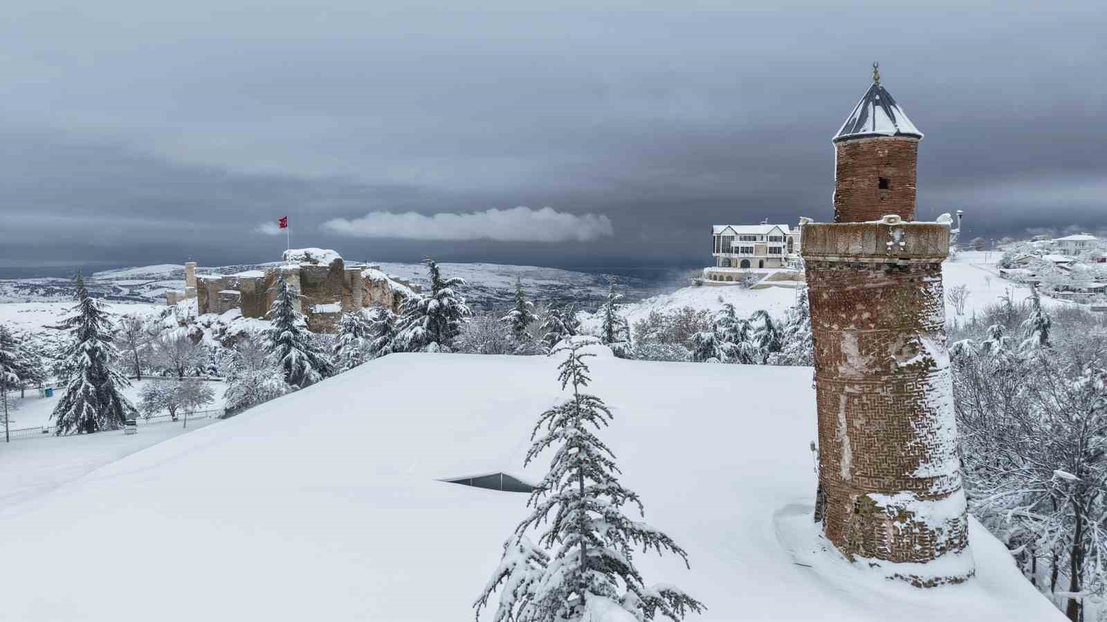 Doğu Anadolu’da kar, Avrupa manzaralarını anımsatıyor
