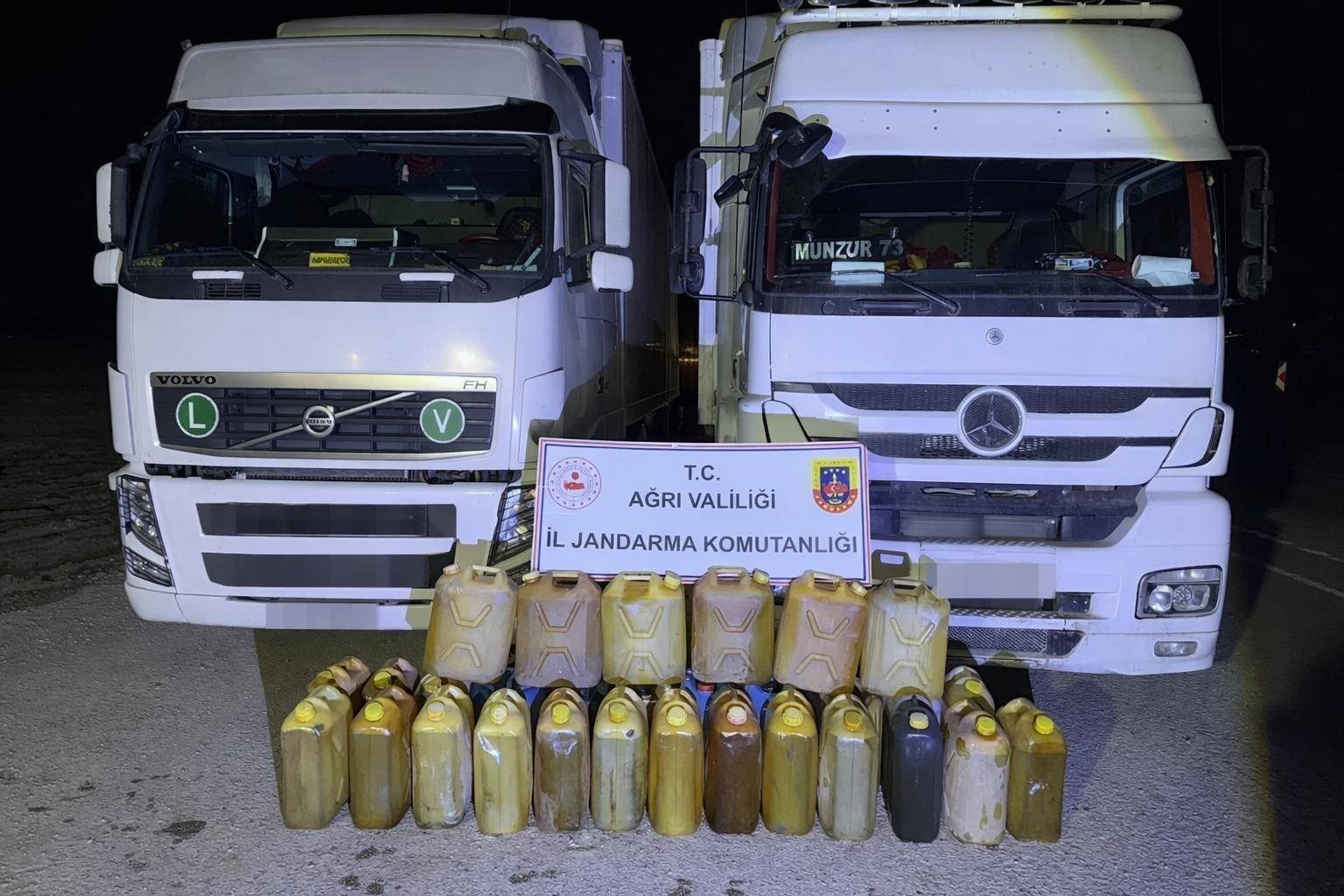 Doğubayazıt’ta kaçak akaryakıt operasyonu: 2 gözaltı
