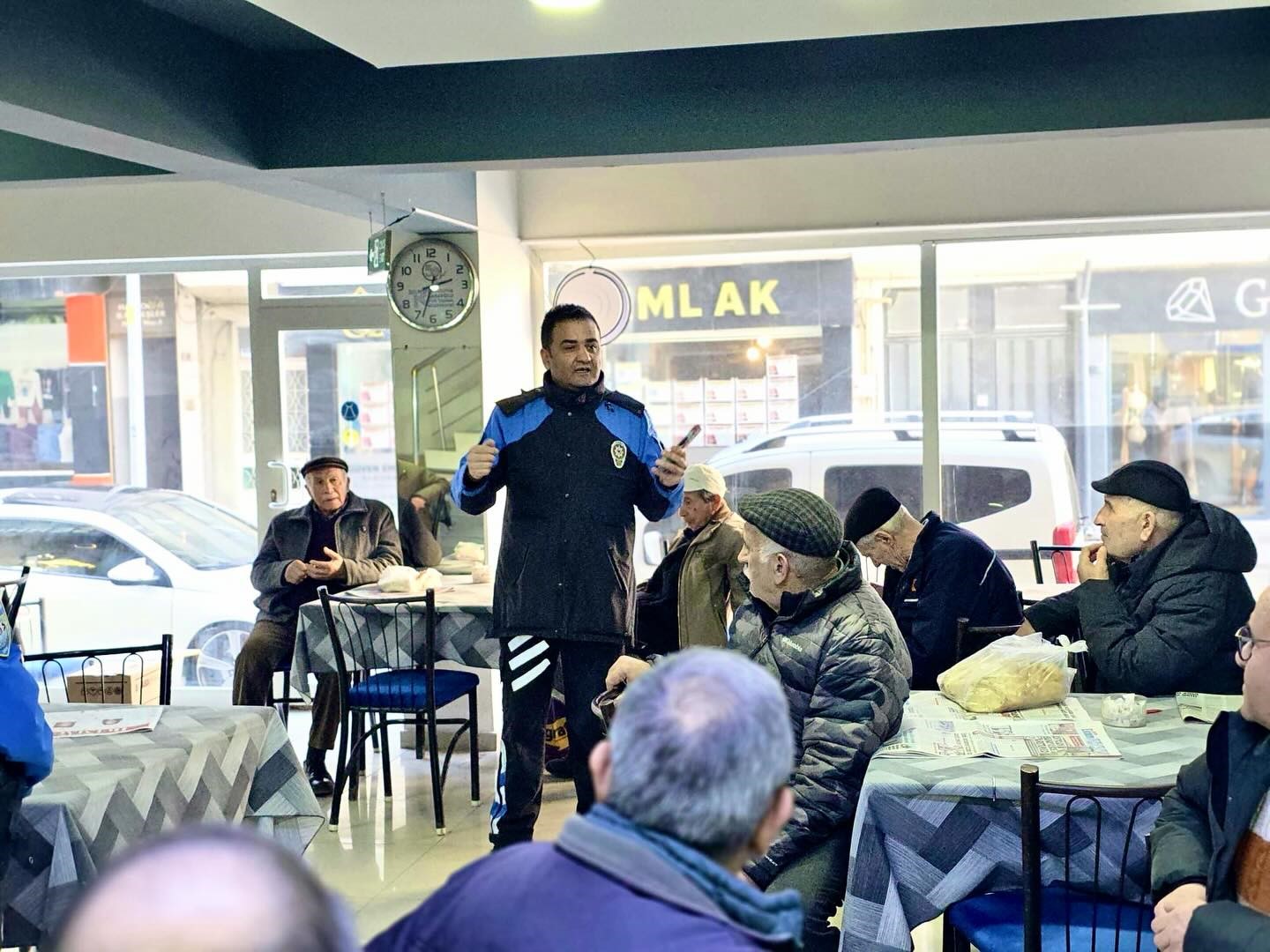 Dolandırıcılığa karşı bilgilendirme çalışması
