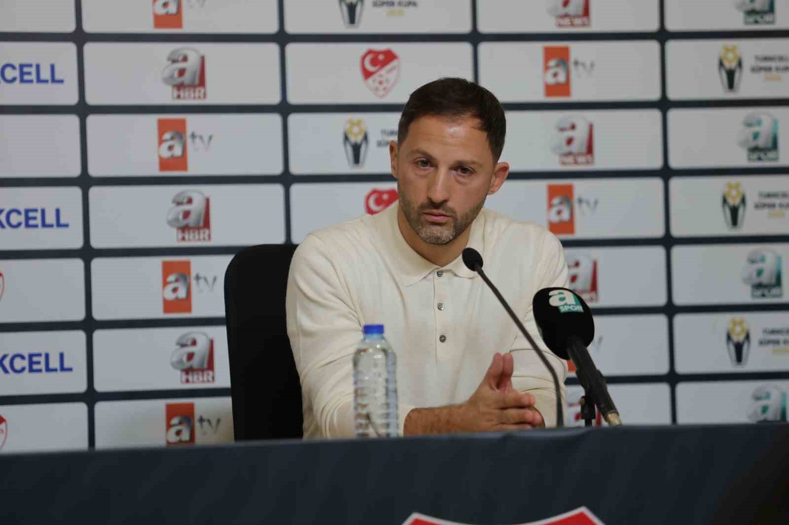 Domenico Tedesco: "Galatasaray maçı bizim için güzel bir test olacak"
