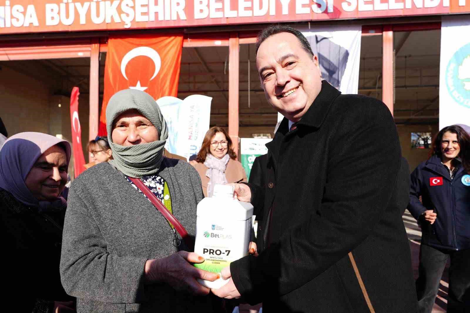 Don zararına karşı Manisa Büyükşehir’den üreticiye destek
