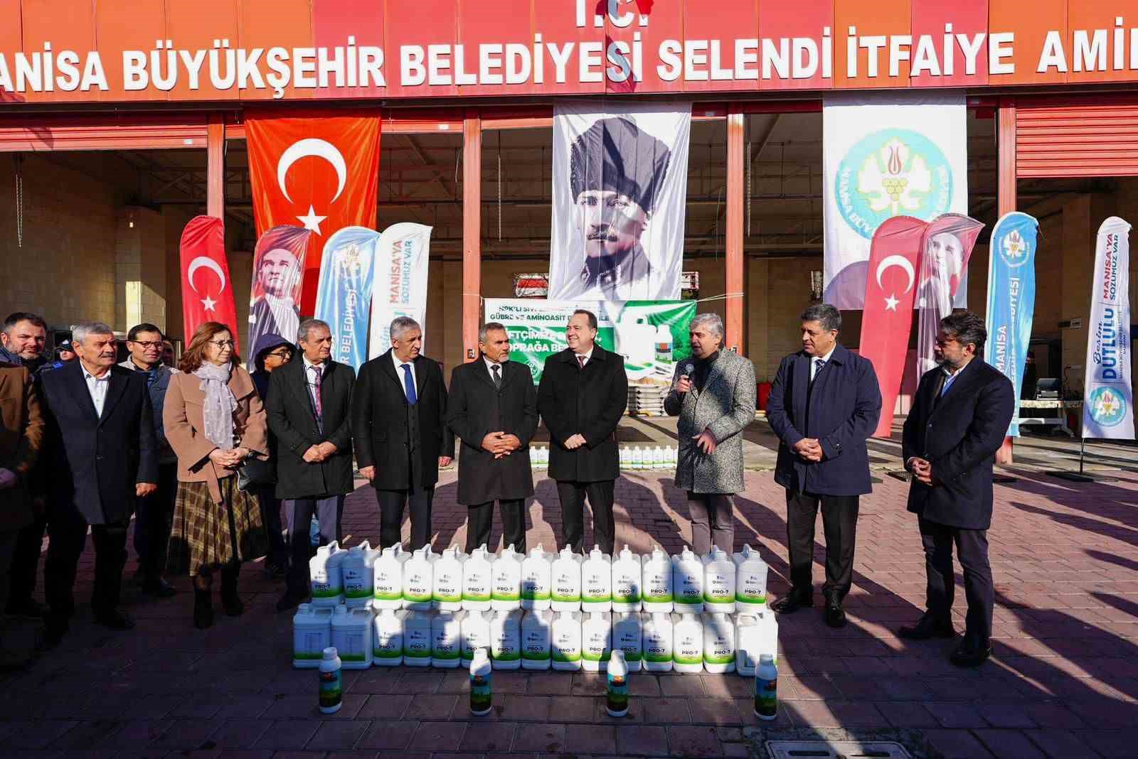 Don zararına karşı Manisa Büyükşehir’den üreticiye destek
