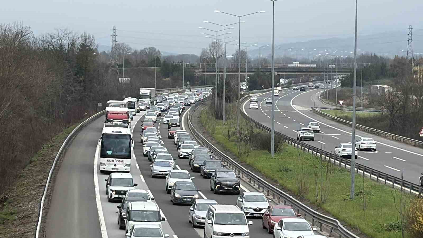 Dönüş yoğunluğu havadan görüntülendi
