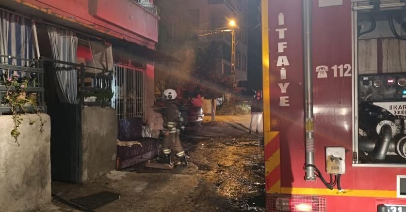 Dörtyol’da ev yangını
