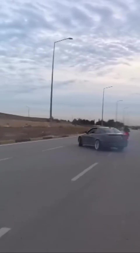 Drift yapan lüks otomobil sürücüsüne 58 bin 217 lira ceza kesildi
