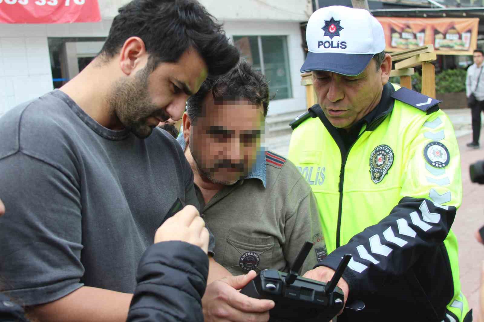 Dronla takip edilen sürücülere 159 bin TL ceza uygulandı
