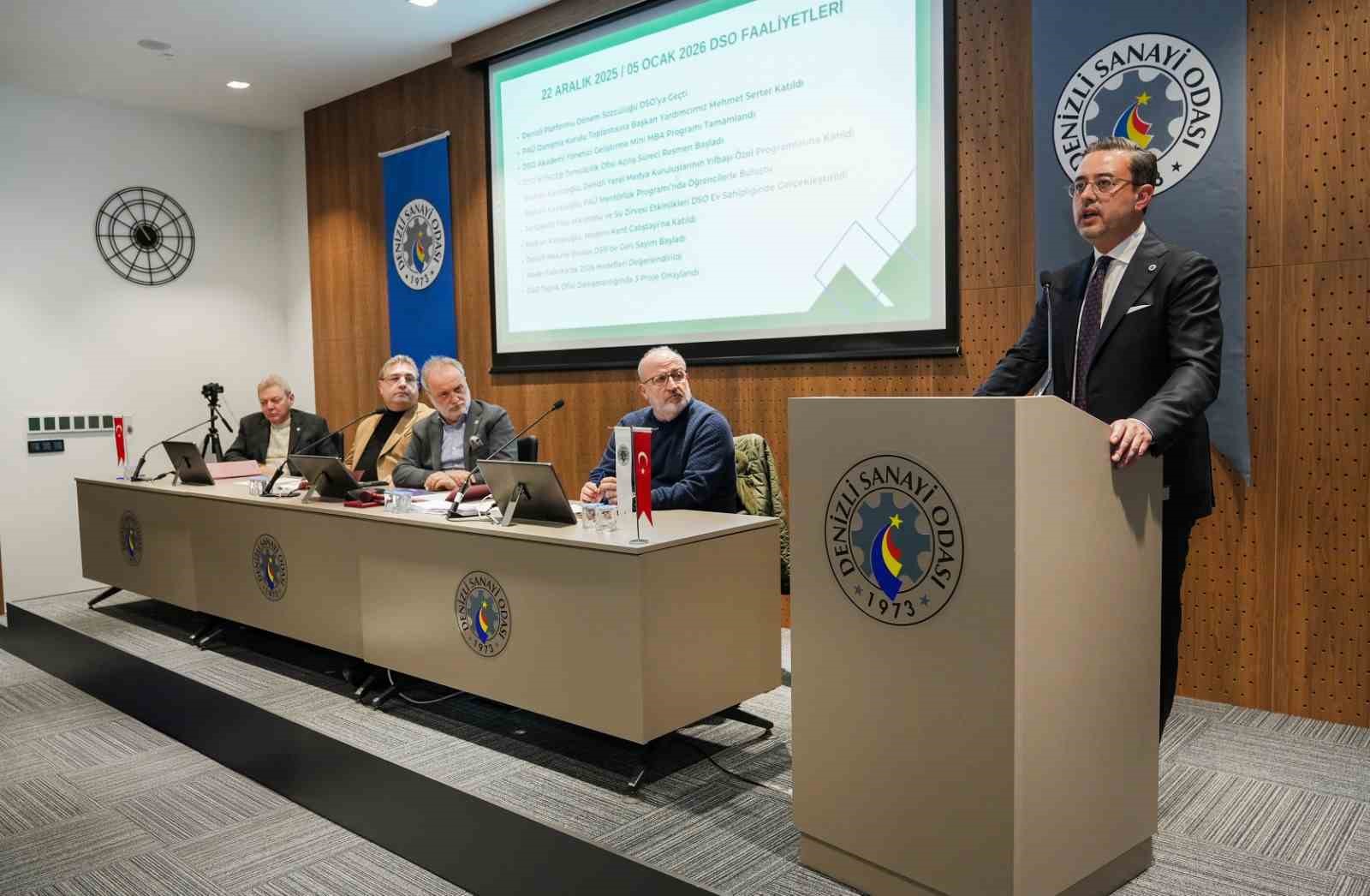 DSO’da 2026 yılının ilk meclis toplantısı gerçekleştirildi
DSO’da 2026 yılının ilk meclis toplantısı gerçekleştirildi