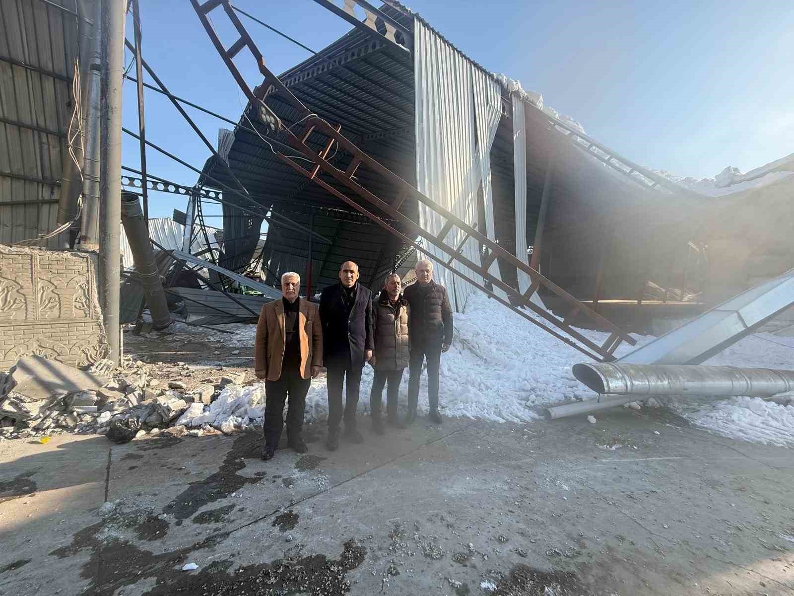 DTSO Başkan Vekili Erdal Avşar, fabrikaları zarar gören üreticilerle bir araya geldi
