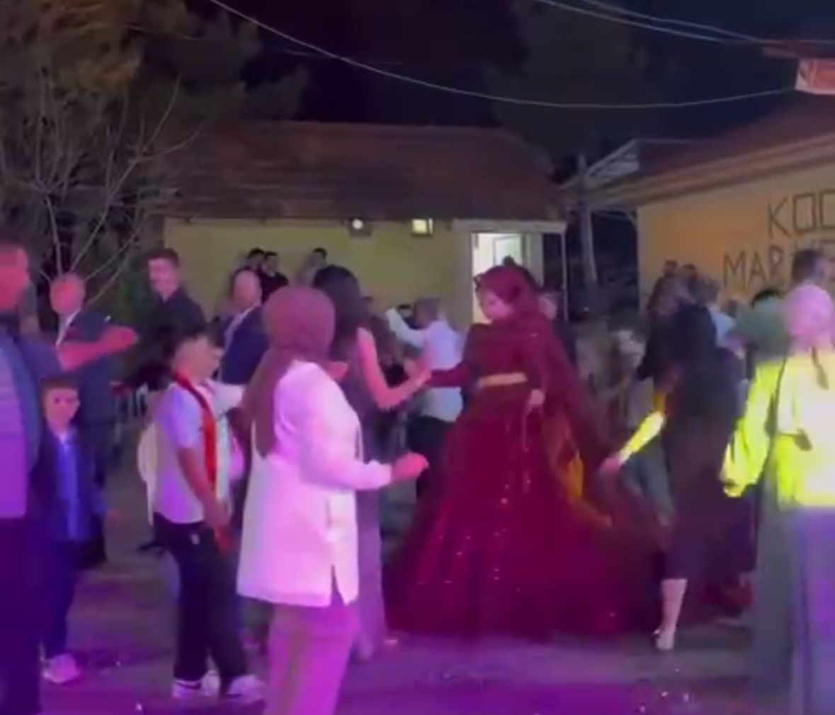 Düğün günü hayatını kaybeden çiftin bir gün önceki kına gecesinden görüntüleri ortaya çıktı
