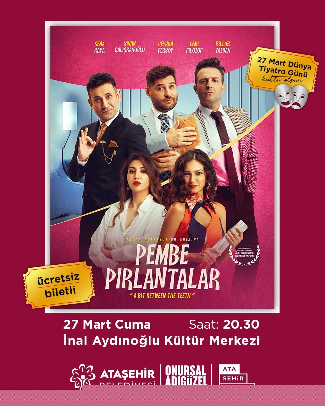 Dünya Tiyatro Günü’nde İsmail Dümbüllü geleneği Ataşehir’de yaşatılacak
