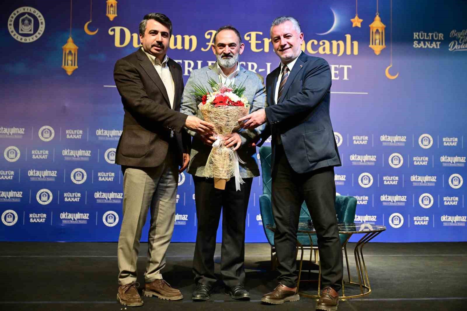 Dursun Ali Erzincanlı Yıldırım’da gönüllere dokundu
