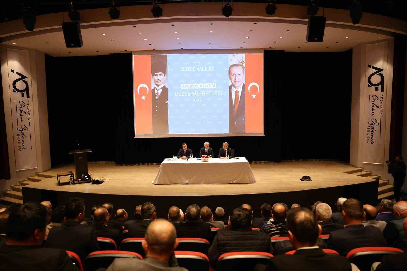 Düzce Sohbetleri’nin dördüncüsü Akçakoca’da yapıldı
