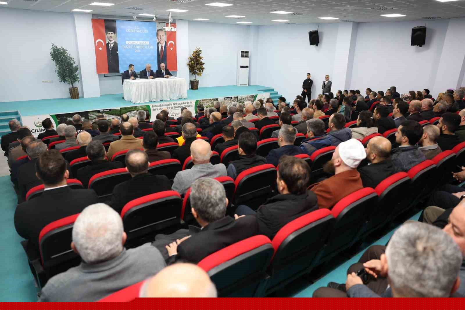 Düzce sohbetlerinin ikincisi Çilimli ilçesinde gerçekleşti
