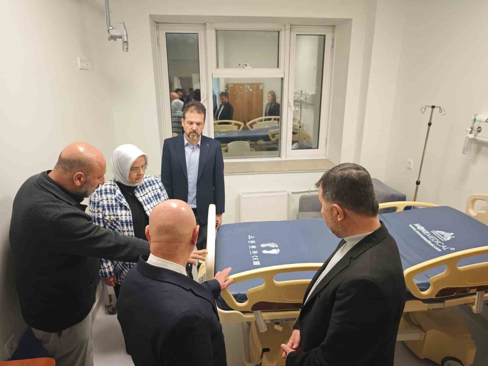 Düzce Üniversite hastanesindeki güçlendirme sürecini incelediler
