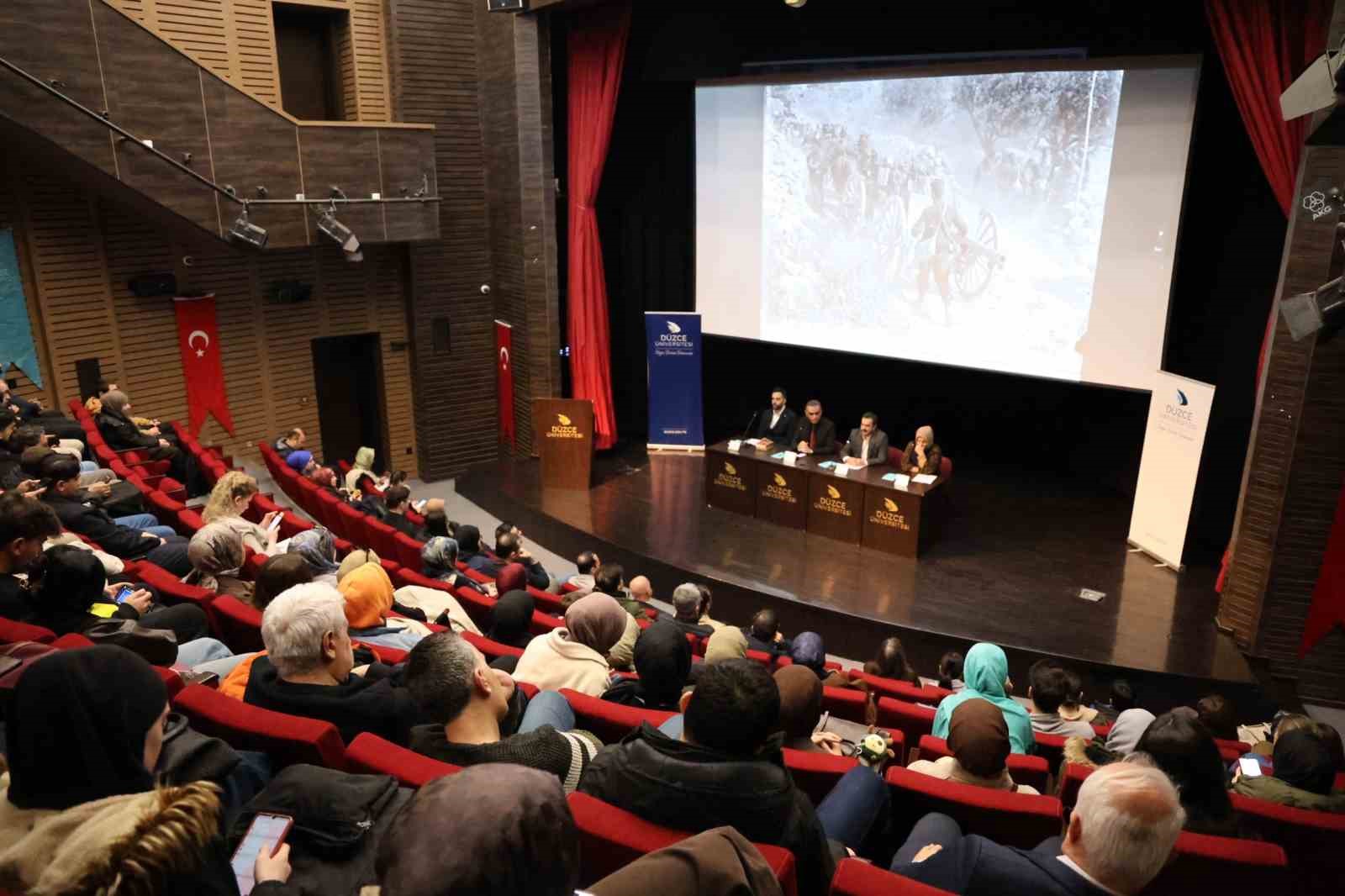Düzce Üniversitesi’nde Çanakkale Zaferinin 111. yılı kutlandı

