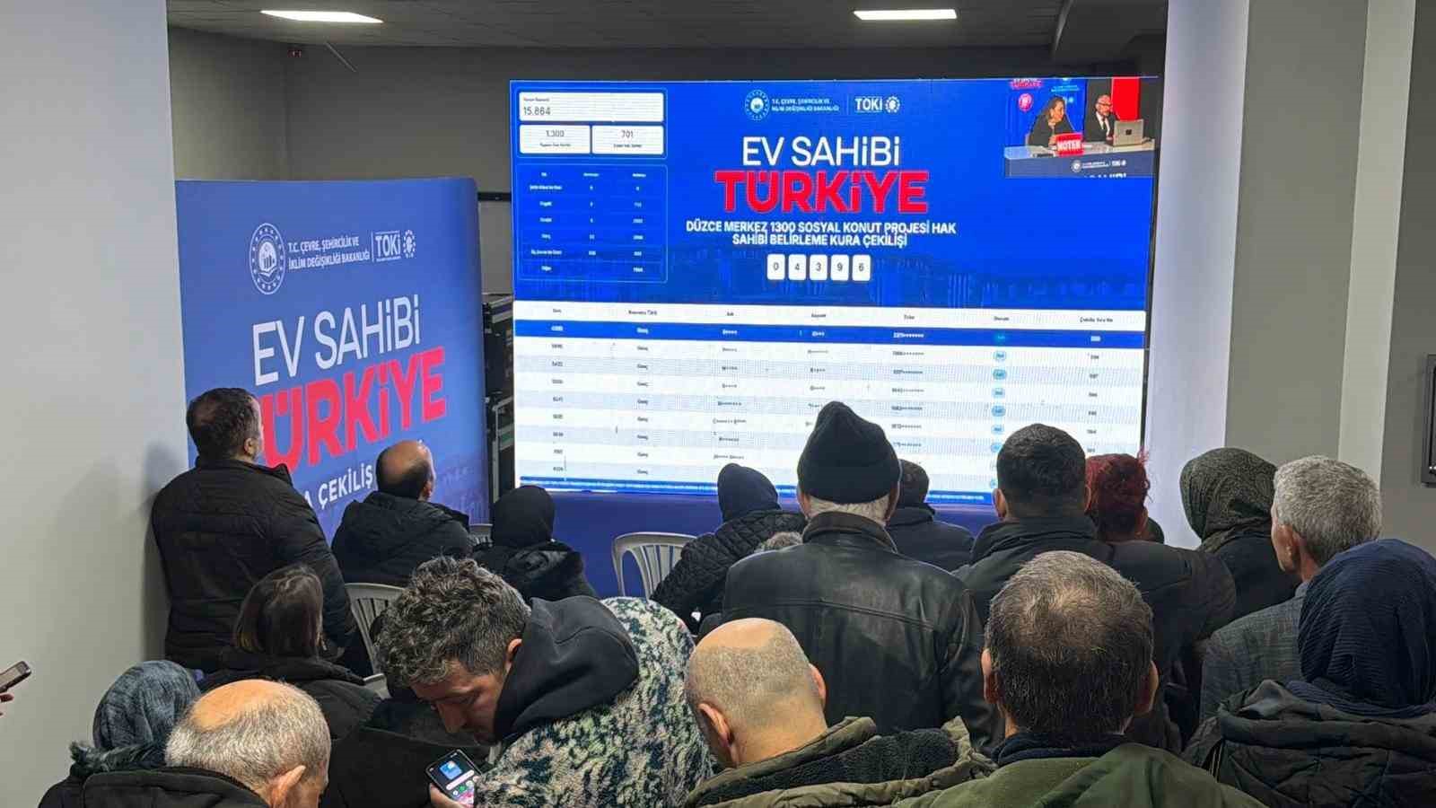 Düzce’de 2 bin 470 konutun hak sahipleri kurayla belirlendi
