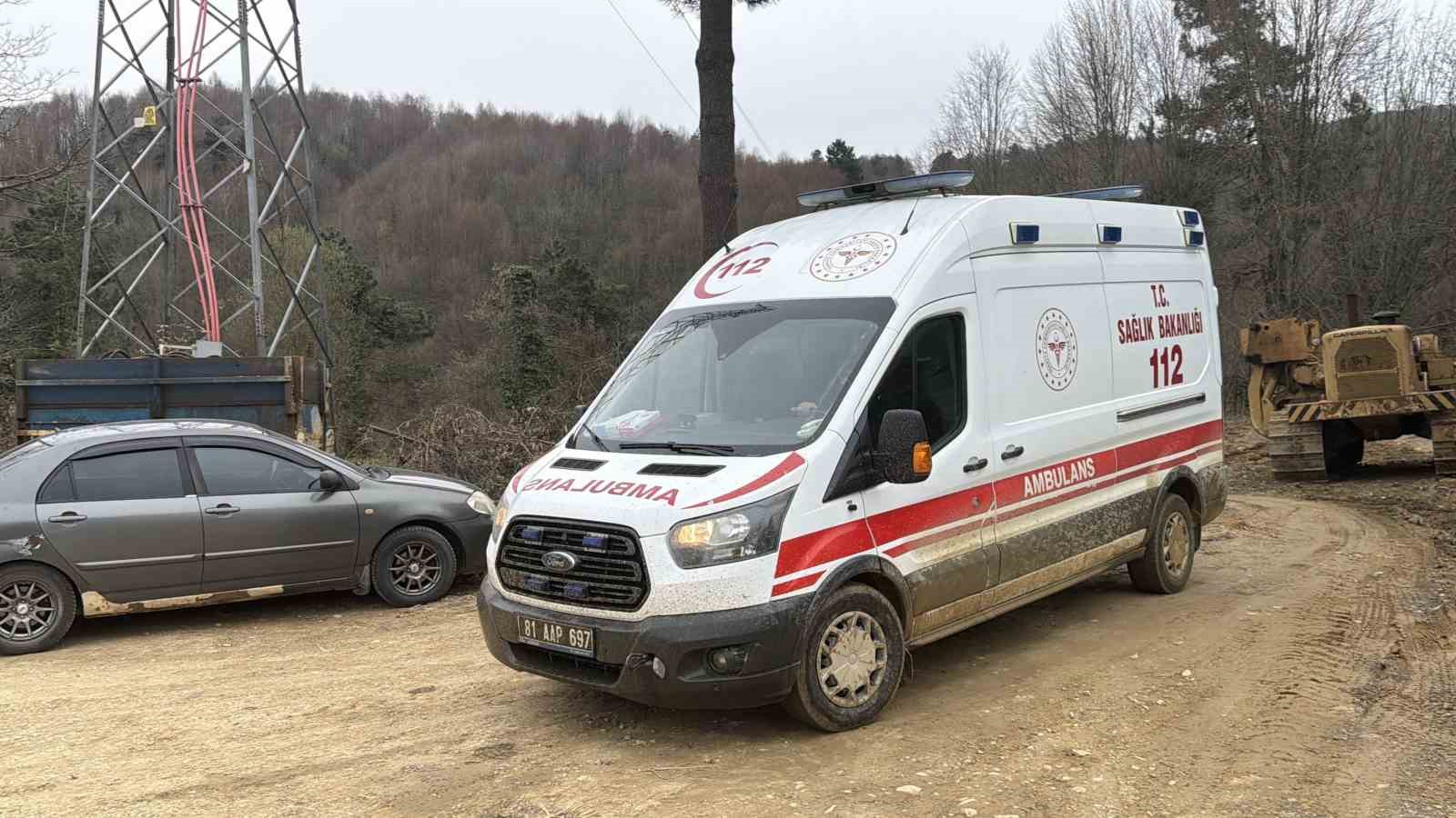 Düzce’de doğalgaz çalışması sırasında heyelan: 1 ölü, 1 yaralı
